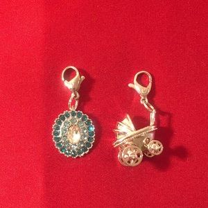 Two beautiful Origami Owl Dangles